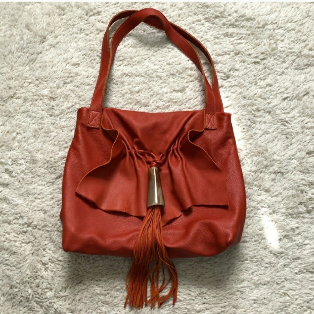 VIVA BAGS OF CALIFORNIA Leather Shoulder Bag
